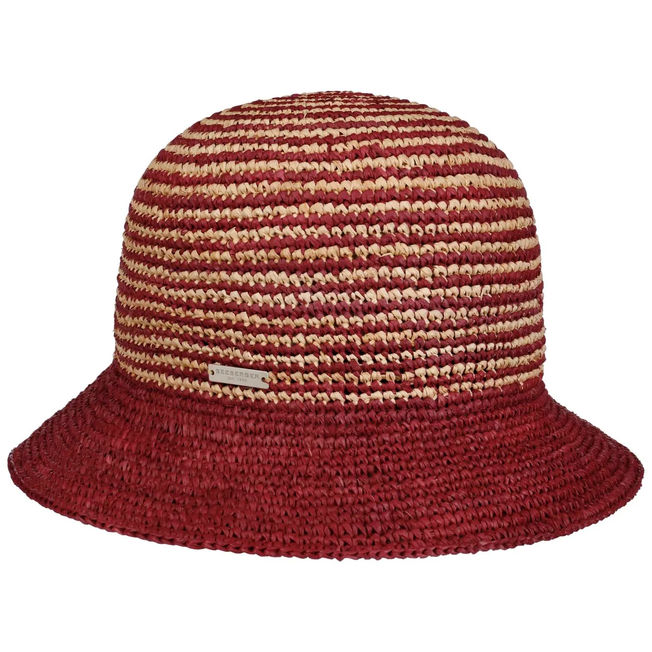 Twotone Raffia Sun Hat by - bordeaux - Damen - Size: One Size - Seeberger - FashionsVida