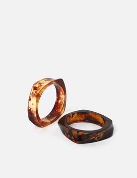 Misako Amira bracelet rigide Brun