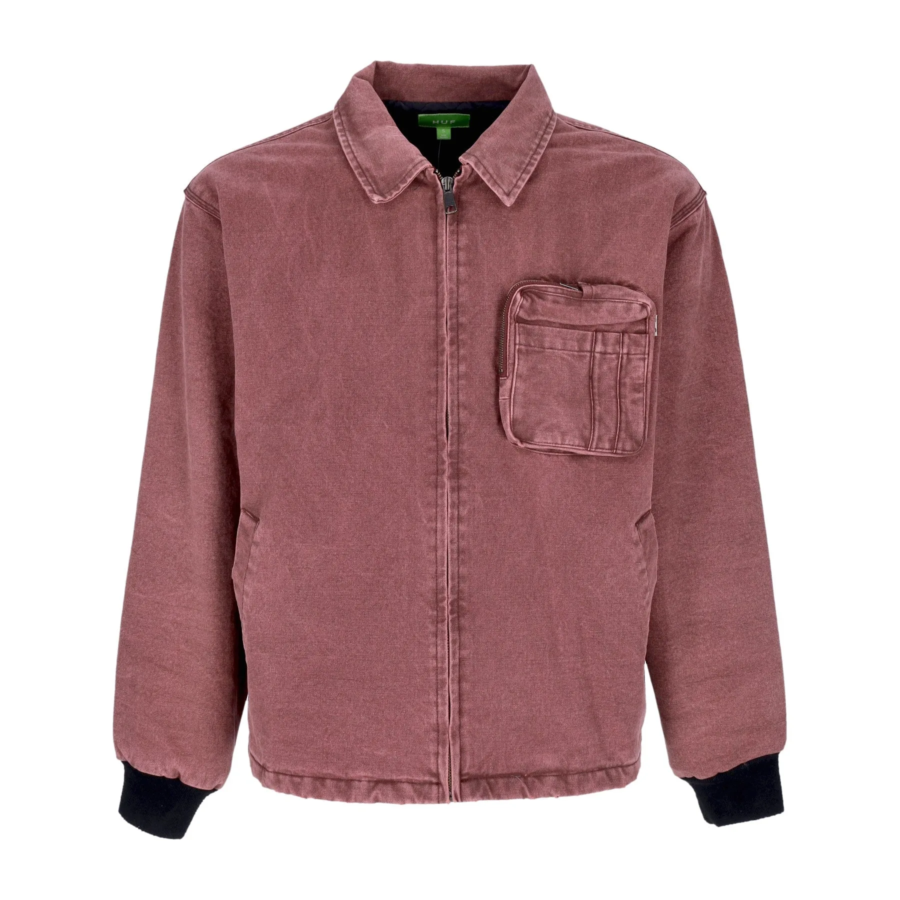 Giubbotto Uomo Bowen Work Jacket Wine - Huf - FashionsVida