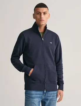 Maglione Con Mezza Zip Reg Shield Evening Blue 3XL