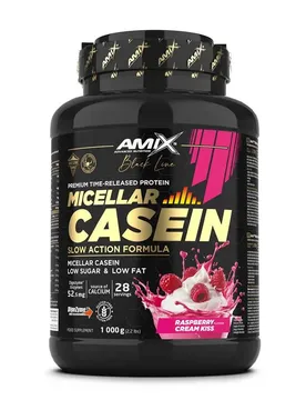 Proteina Black Micellar 1kg Casein Lampone