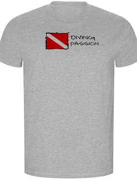 Maglietta A Maniche Corte Diving Passion Eco - Kruskis - FashionsVida