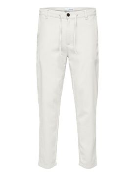 SELECTED Pantalón 'Brody' blanco