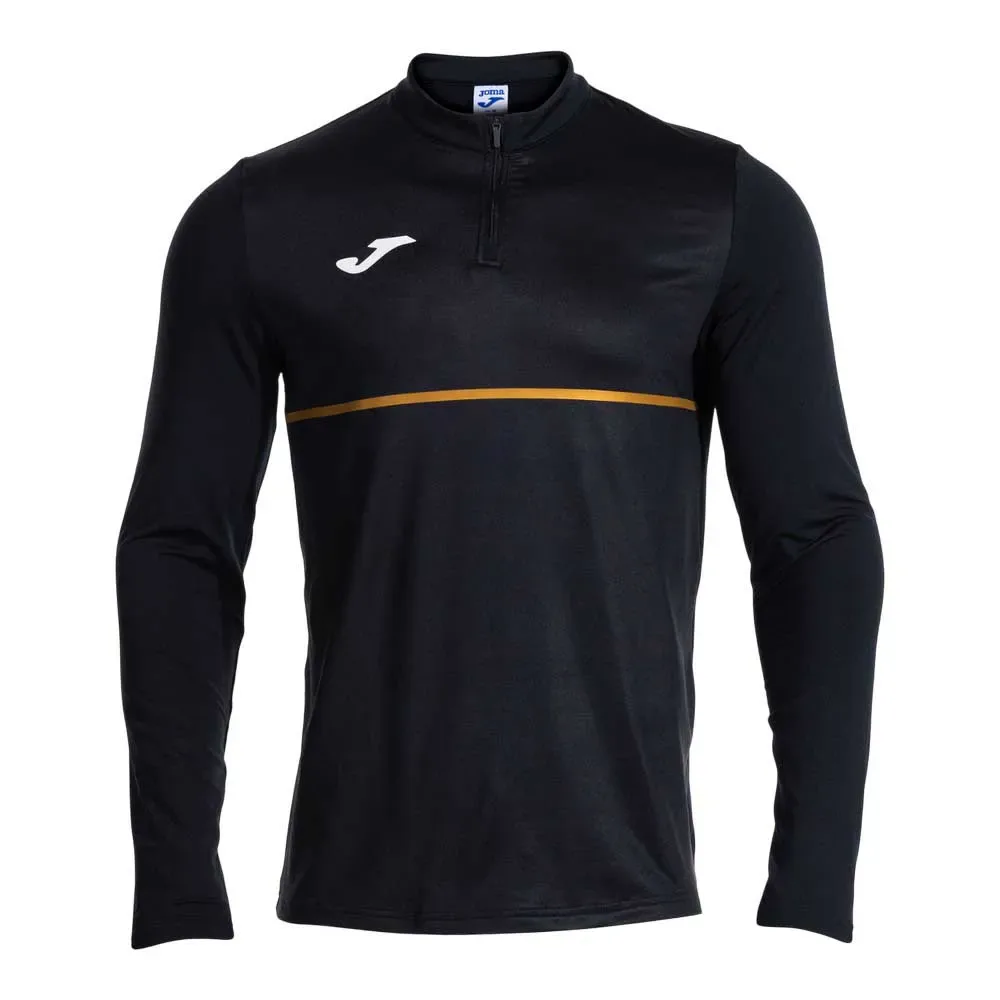 Felpa Con Mezza Zip Record Iii Black 3XL - Joma - FashionsVida