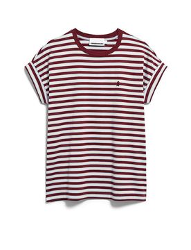 T-Shirt IDAARA dunkelrot L damen