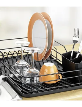 Geschirrabtropfer Schwarz 3-teilig - Maximex - FashionsVida