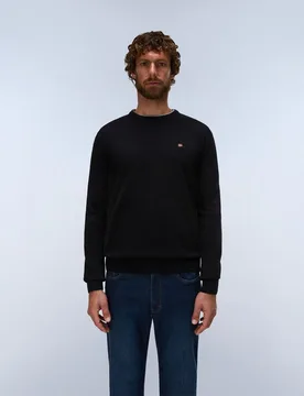 Jersey de algodón droz de hombre de cuello redondo - Napapijri - FashionsVida