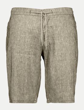 Chinoshorts aus Leinenmischung Beige XL