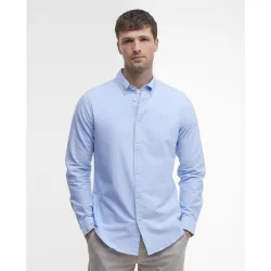 Camisa de hombre de manga larga lisa