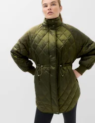 Stormwear™ Cocoon Longline Padded Jacket Dark Khaki female