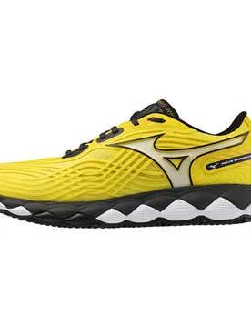 Wave Enforce Tour 2 Padel Shoes Vibrant Yellow / Black / BlackSand UK 8 - Mizuno - FashionsVida