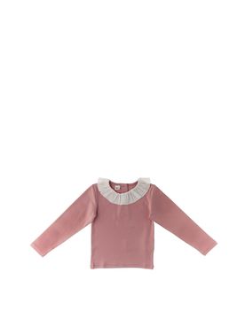 Maglia con colletto ROSA ANTICO 4A