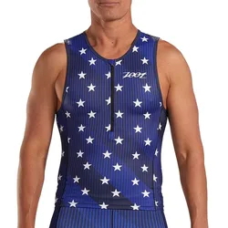 Maglia Da Triathlon Senza Maniche Ltd Stars & Stripes