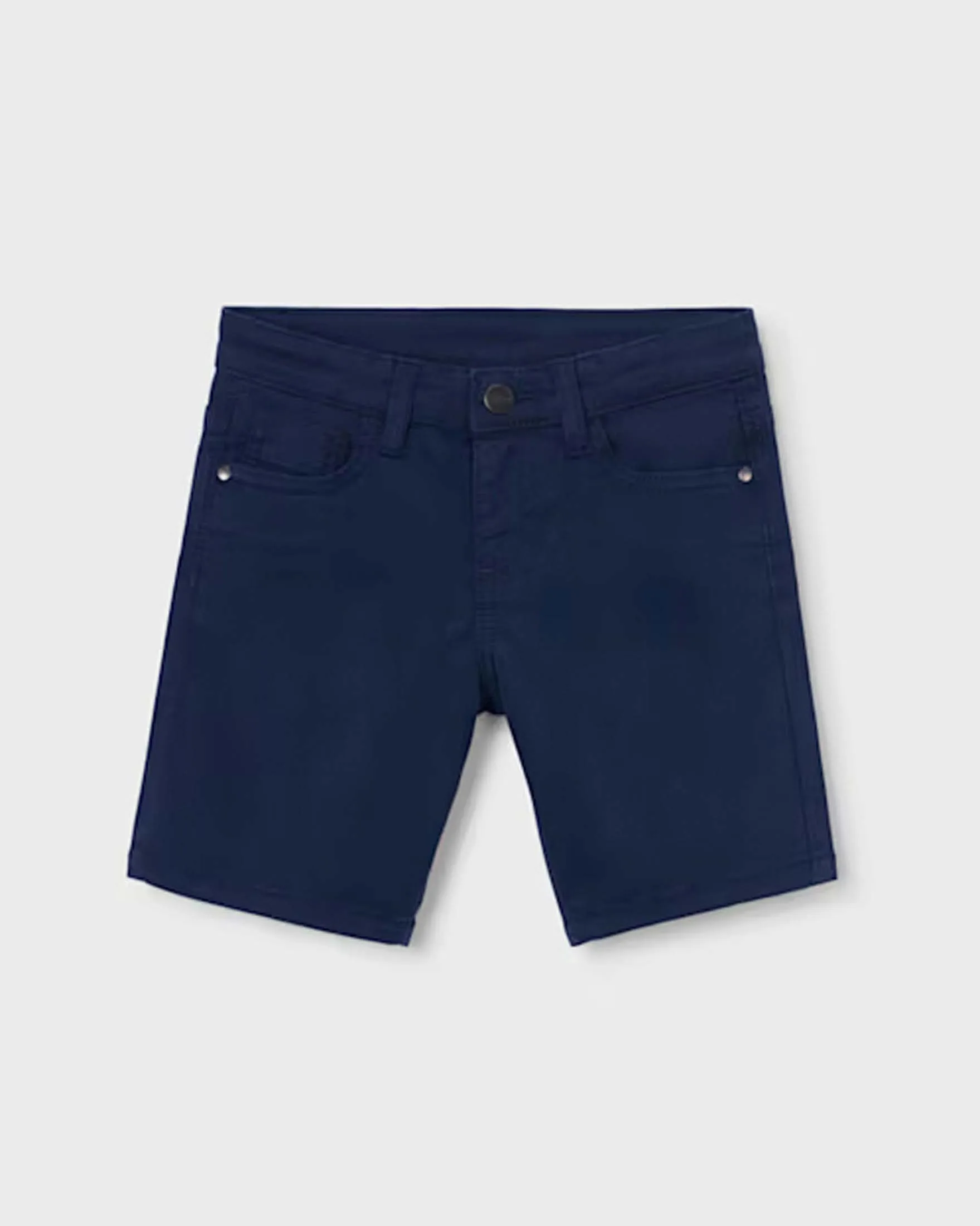 Bermuda blu in misto cotone elasticizzato modello chino basic - Mayoral - FashionsVida