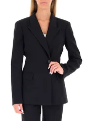 Blazer misto viscosa NERO S
