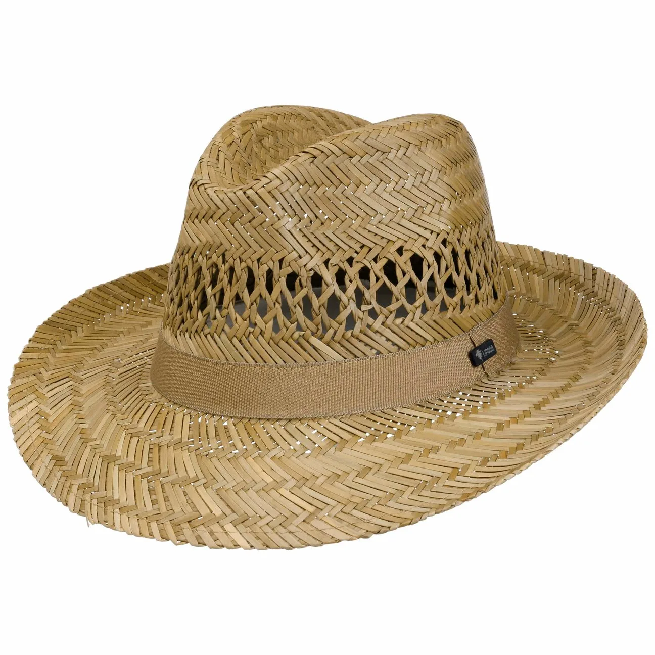 Classic Fedora Straw Hat by - nature - Unisex - Size: M (56-57 cm) - Lipodo - FashionsVida