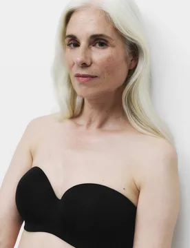 Body Invisibles Wired Post Surgery Strapless Bra A-DD Black female - Body by M&S - FashionsVida