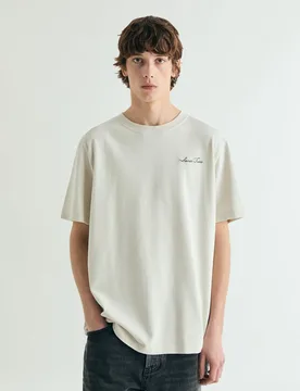 Camiseta de hombre con print trasero de manga corta - Scalpers - FashionsVida