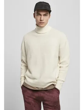 Maglione Oversized Roll Neck Big White 3XL - Urban classics - FashionsVida