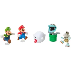 Multipack de 5 Figuras 6 cm Super Mario