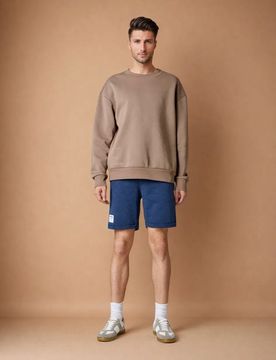 Pantaloncini di felpa - blu scuro
