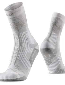 Calzini Crew Trailrun Terraskin Perform X White / Silver Grey EU 45-47