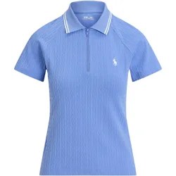 Polo Knit 1/2 Zip, hellblau xs