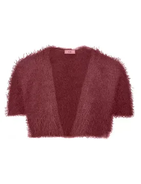 Strickjacke Kurz 1/2 Arm female - L - FashionsVida
