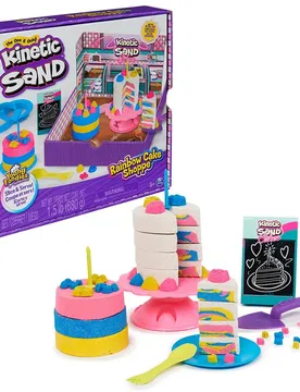 Set Da Gioco Kinetic Sand Torta Arcobaleno