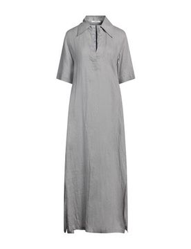 Vestido largo Mujer Gris perla XS Mujer