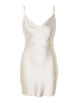 Nasty Gal Vestido gris claro
