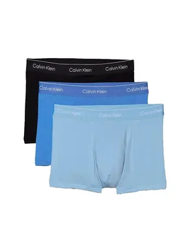 Boxers Lv00nb4286 3 Unités Black / Glacier / Blue Bell M - Calvin Klein - FashionsVida