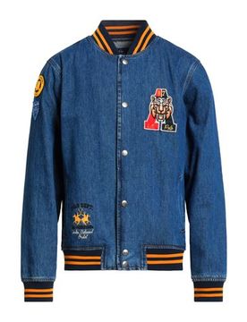 Chaqueta vaquera Hombre Azul marino S Hombre