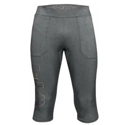 Perpetual Half Leggings Gym Tight Grey - Mens Textile - Size 2xl