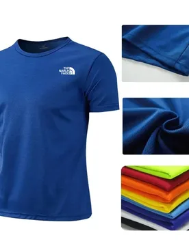 New Men's Quick Dry Short Sleeve T-Shirt Moisture Wicking Round Neck Gym Running Sport Shirt Lightweight Training Exercise Top - Aliexpress - FashionsVida