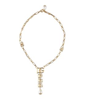 Collana a catena in tonalità con ciondoli