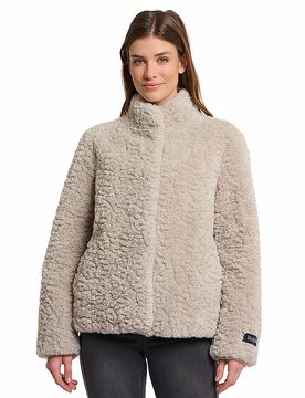 Chaqueta con aspecto de piel KION beige 46
