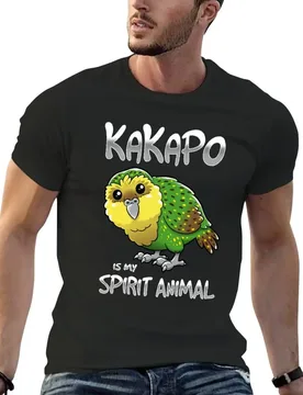 Kakapo Geist Tier T-shirt new edition oversizeds cute clothes mens workout shirts - Aliexpress - FashionsVida
