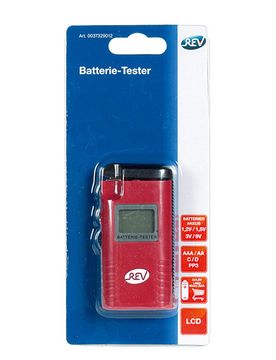 LCD Batterie-Tester für AAA–D & Knopfzellen
