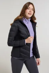 Turbine Womens Padded Softshell Jacket - Black - Black - Size: 16