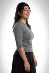 Womens SilkFit 3/4 Sleeve T-Shirt - - Size: 8-10