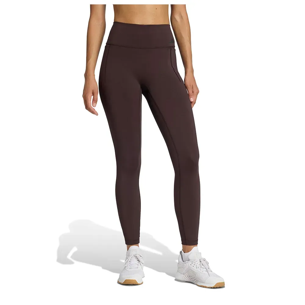 Leggings 7/8 Optime Workout Aurora Coffee M - Adidas - FashionsVida