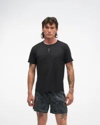 Men's EveryRun Short Sleeve Top in Black, Size Large