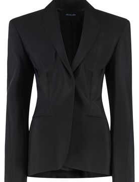 Single-Breasted One-Button Jacket