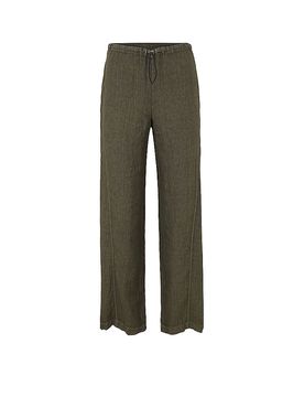 Leinenhose olive 48 damen