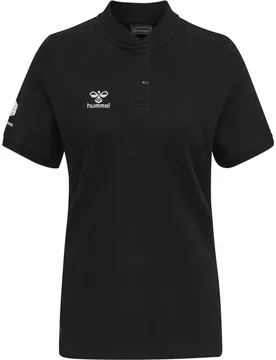 Move Grid Polo Damen T-Shirt, schwarz 2XL - Hummel - FashionsVida