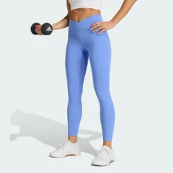 Leggings 7/8 3 Stripes Studio All Me X-Over 2XS Blue Fusion