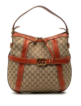 Medium GG Canvas Running Satchel - Gucci - FashionsVida