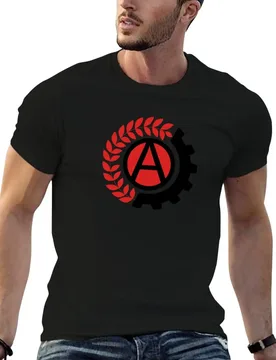 Anarcho syndicalism T-Shirt cotton t shirt man t shirts for man pack white man t shirts for men casual T-shirt - Aliexpress - FashionsVida