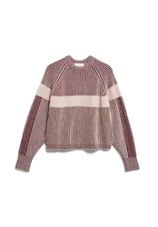 RIB ARTWORK KNIT SWEATER female